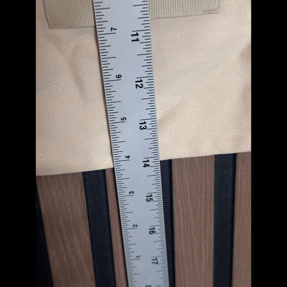 Valentino Dust Bag 6.5" x 14.5" Ivory Garavani Belt Storage Canvas Designer - Picture 5 of 8